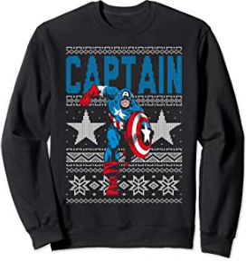 Captain America Christmas Sweater Sweatshirt